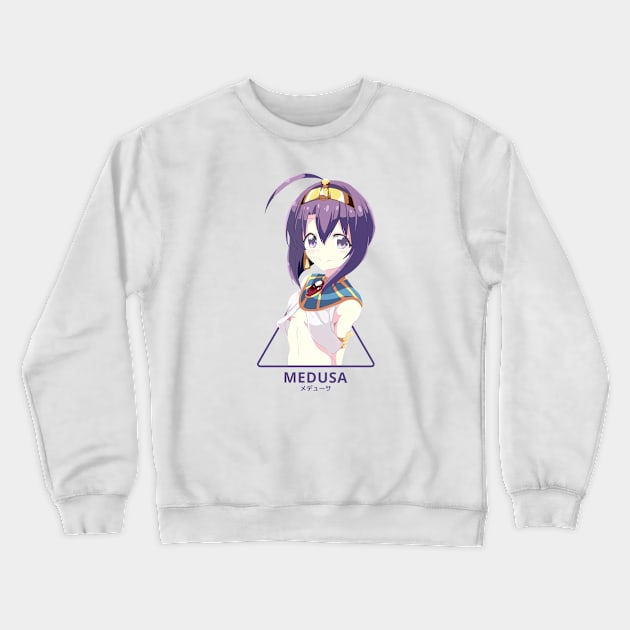 Medusa - Jashin Chan Dropkick Crewneck Sweatshirt by hanaclo